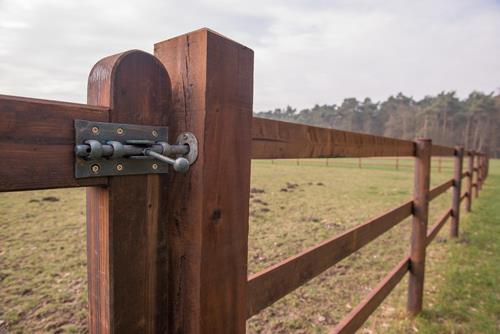 Nieuwe paardenomheiningen voor het paardencentrum « Sentower Park » (België)